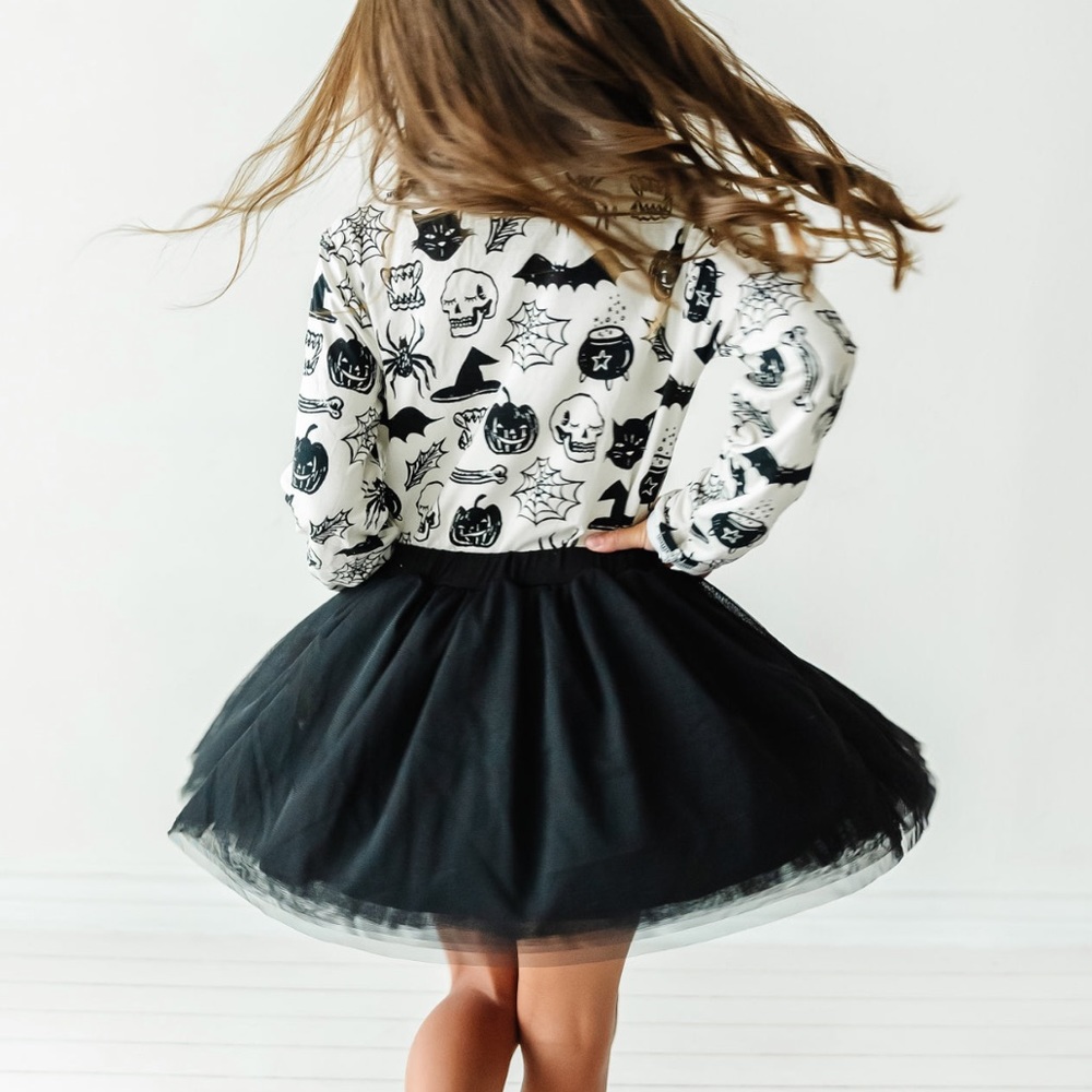 Little Sleepies Tutu in Black size 12-18 months